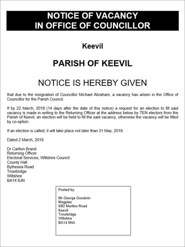 Casual vacancy feb 2018