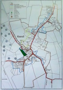 Keevil Village Design Statement Map